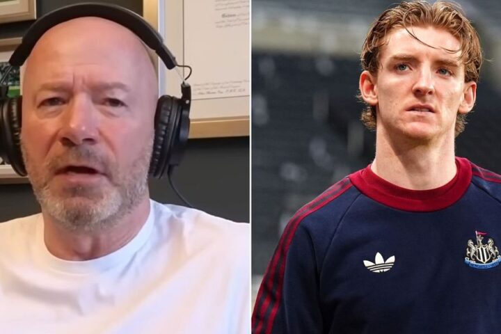 Alan Shearer stands by criticism of Anthony Gordon despite winger's winning goal against Chelsea