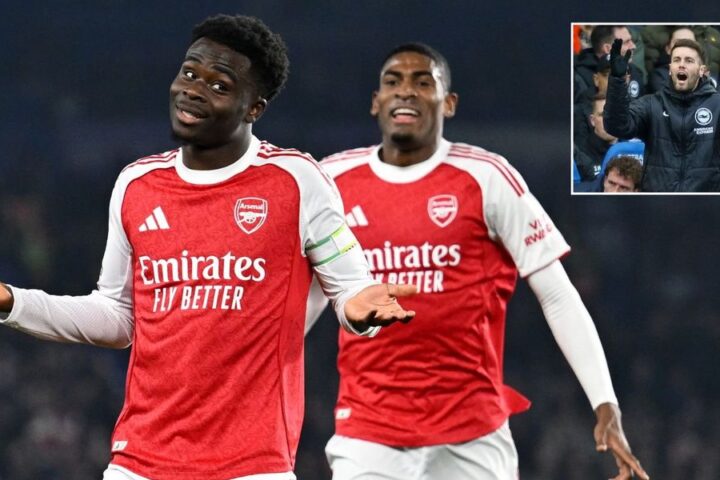 Arsenal accused of excessive time-wasting in Brighton victory despite key win