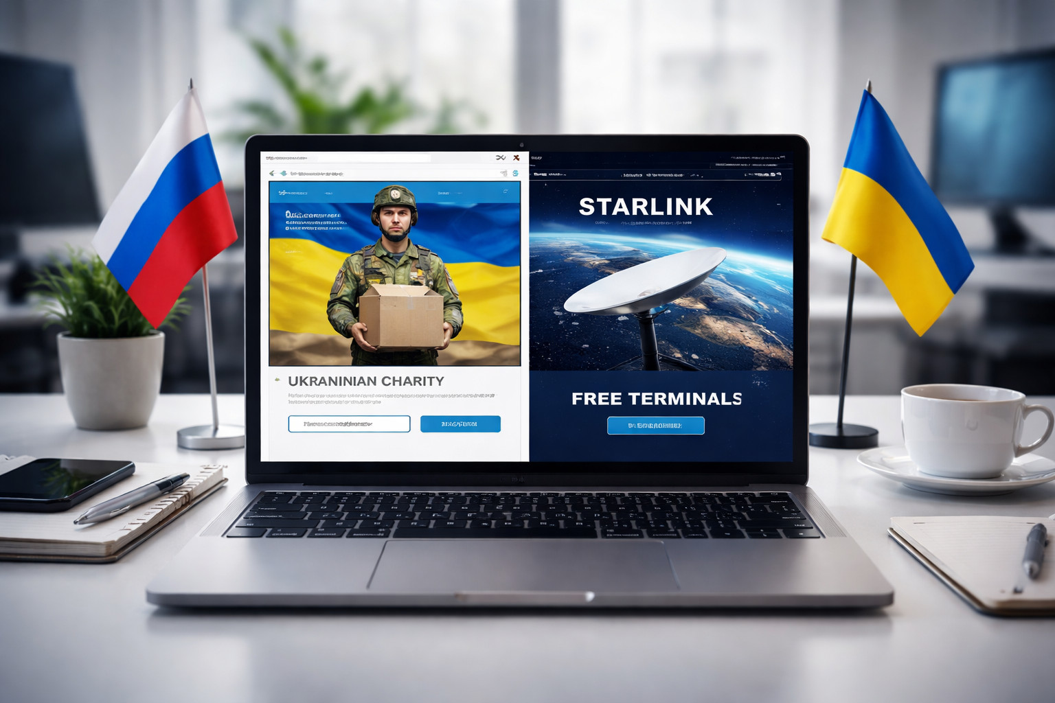 Russia-Linked Hackers Deploy Spyware Using Ukrainian Charity and Starlink Lures