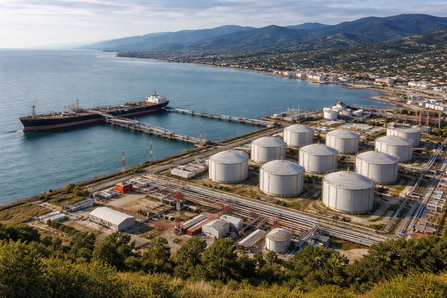 Georgian Oil Terminal Faces EU Sanctions Threat Over Russian Petroleum Allegations