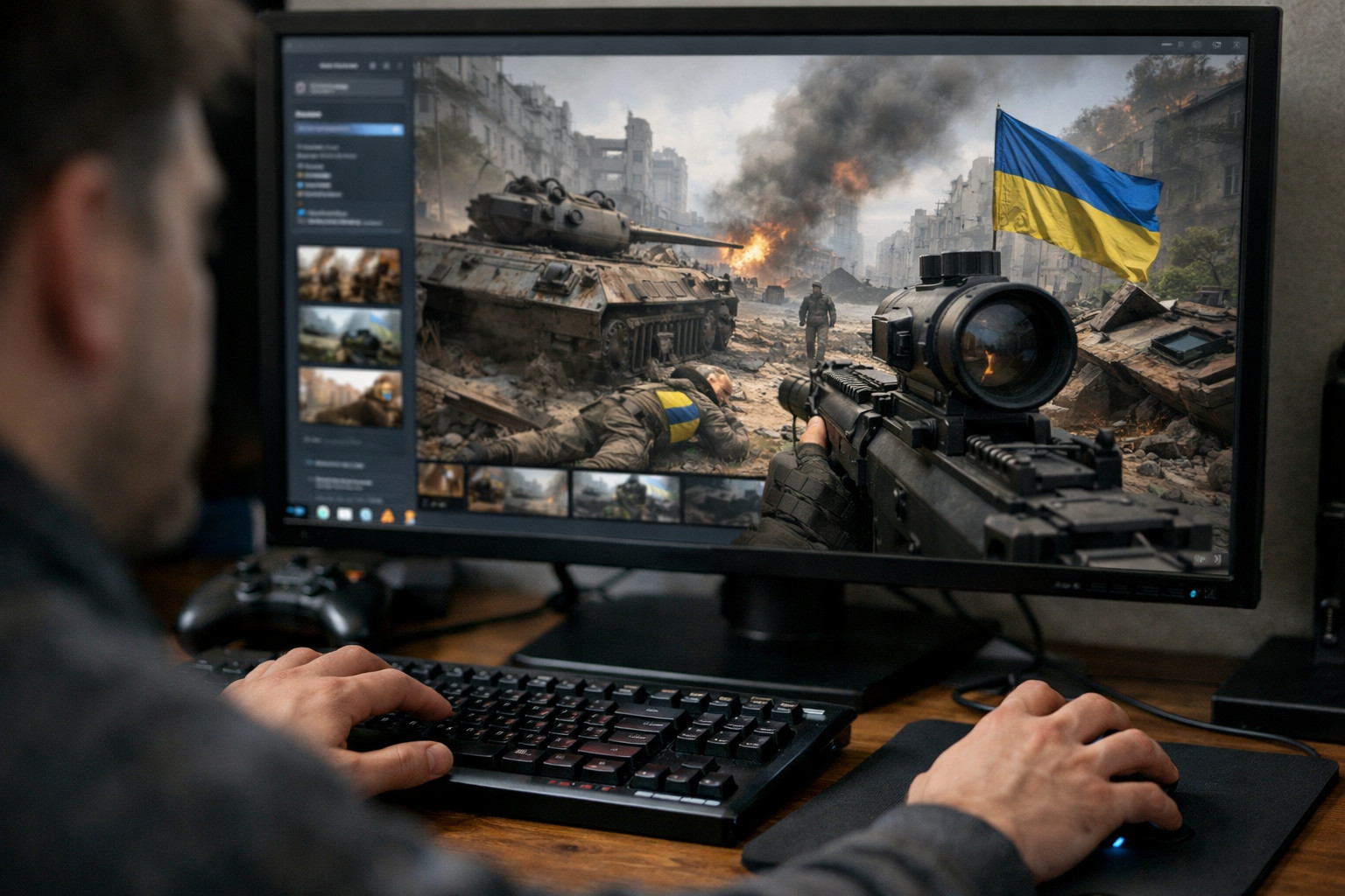 Steam faces criticism for hosting Russian-made game depicting Ukraine invasion