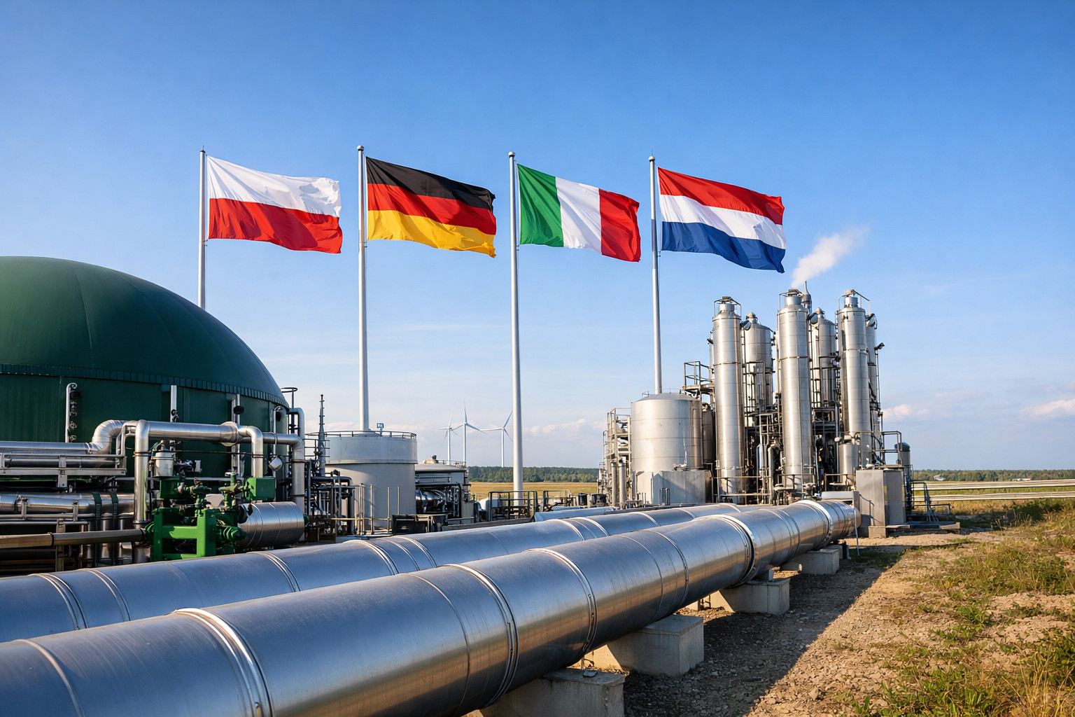 Ukrainian Biomethane Establishes Commercial Export Channel to Four EU Nations