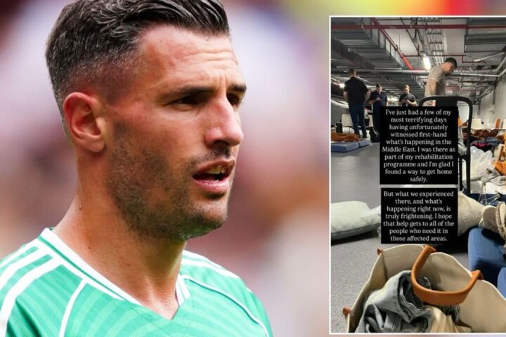 Fabian Schar returns home after experiencing dangerous conflict in the Middle East
