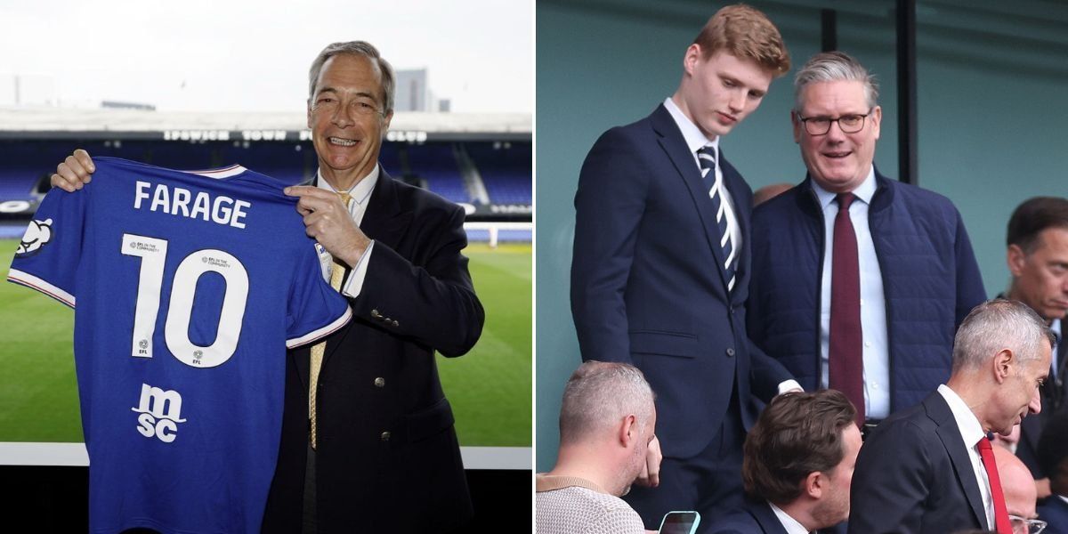 Farage's Ipswich visit sparks criticism, highlighting perceived hypocrisy over political presence in football