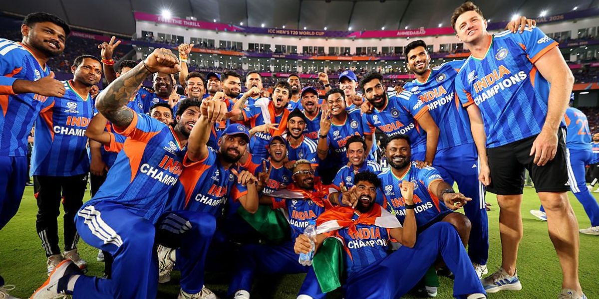 India becomes first team to defend T20 World Cup title after defeating New Zealand by 96 runs