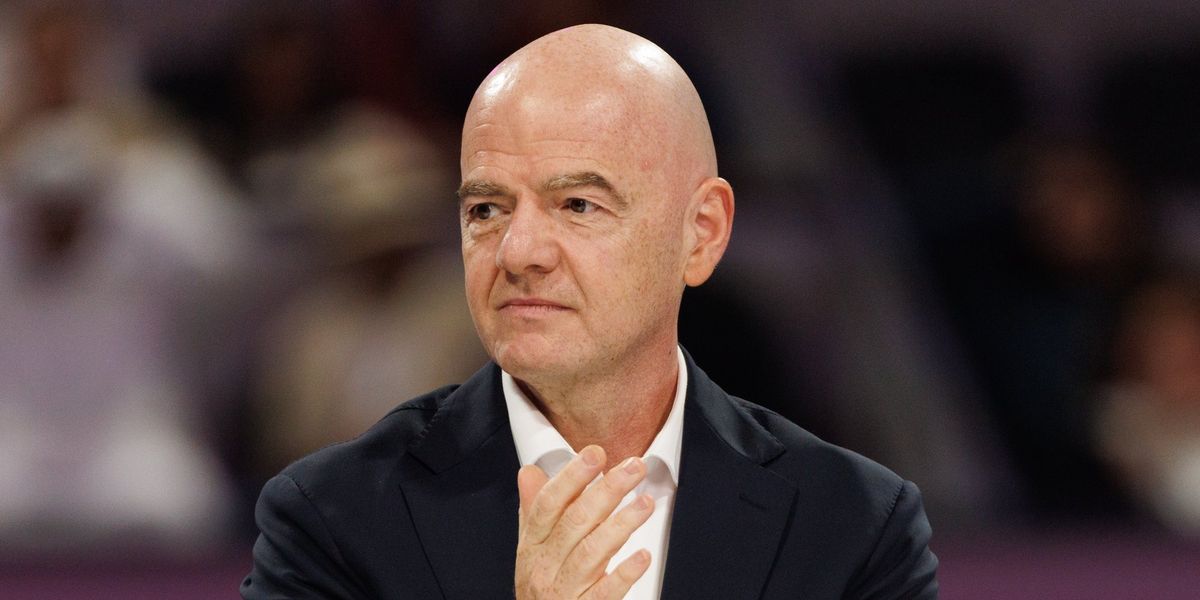 Infantino proposes red card for players covering mouths amid racism crackdown