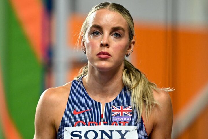 Keely Hodgkinson overcomes luggage loss to advance in World Indoor Athletics Championships
