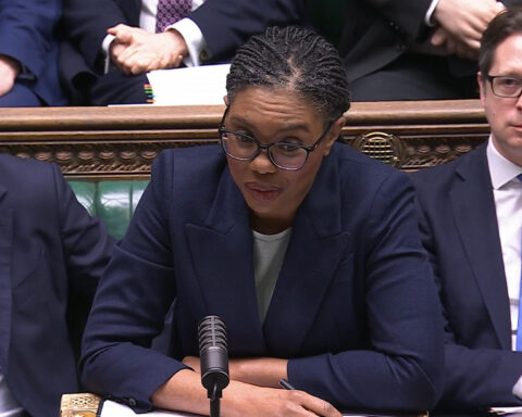 Kemi Badenoch defends Tory's controversial remarks on Muslims praying in Trafalgar Square