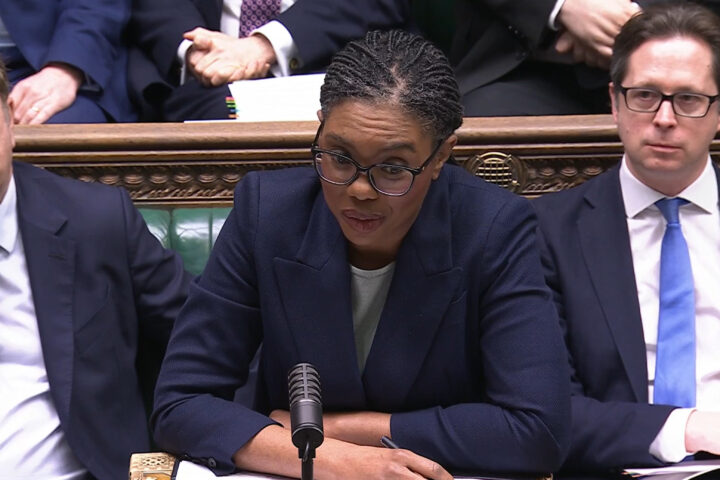 Kemi Badenoch defends Tory's controversial remarks on Muslims praying in Trafalgar Square