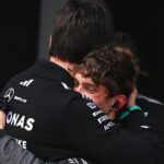 Kimi Antonelli celebrates first Grand Prix victory, becoming first Italian winner in 20 years