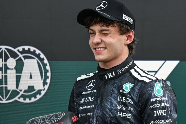 Kimi Antonelli secures pole position at Japanese Grand Prix, outpacing George Russell