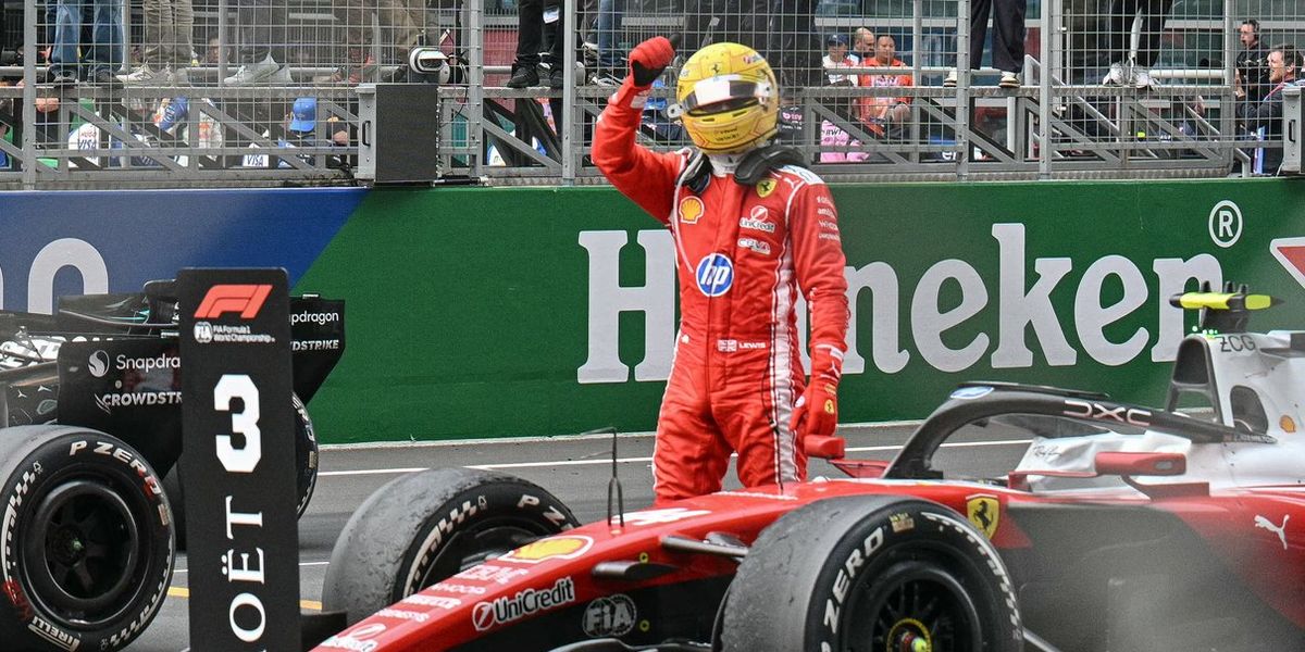 Lewis Hamilton claims first podium with Ferrari as Kimi Antonelli wins Chinese Grand Prix