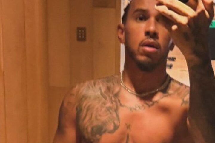 Lewis Hamilton showcases impressive physique ahead of Australian Grand Prix