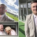 Luke Littler and Faith Millar turn heads in matching outfits at Cheltenham Festival