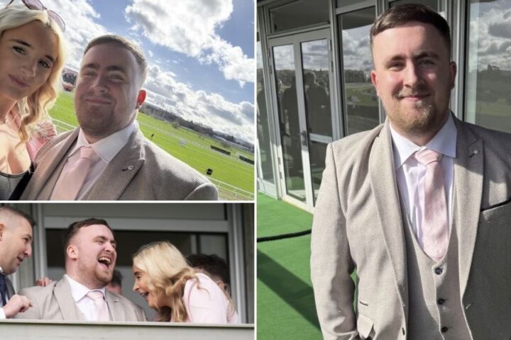 Luke Littler and Faith Millar turn heads in matching outfits at Cheltenham Festival