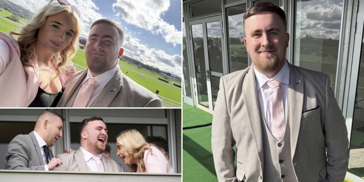Luke Littler and Faith Millar turn heads in matching outfits at Cheltenham Festival