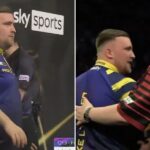 Luke Littler triumphs over hostile German crowd to secure Premier League semi-final spot