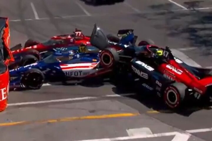 Mick Schumacher crashes out early in IndyCar debut as F1 prospects diminish