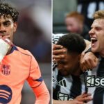 Newcastle held to draw by late Barcelona penalty in Champions League first leg