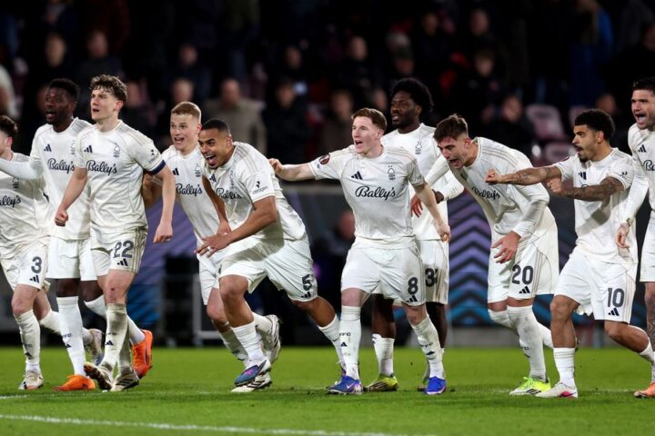 Nottingham Forest advance to Europa League quarter-finals after penalty shootout win