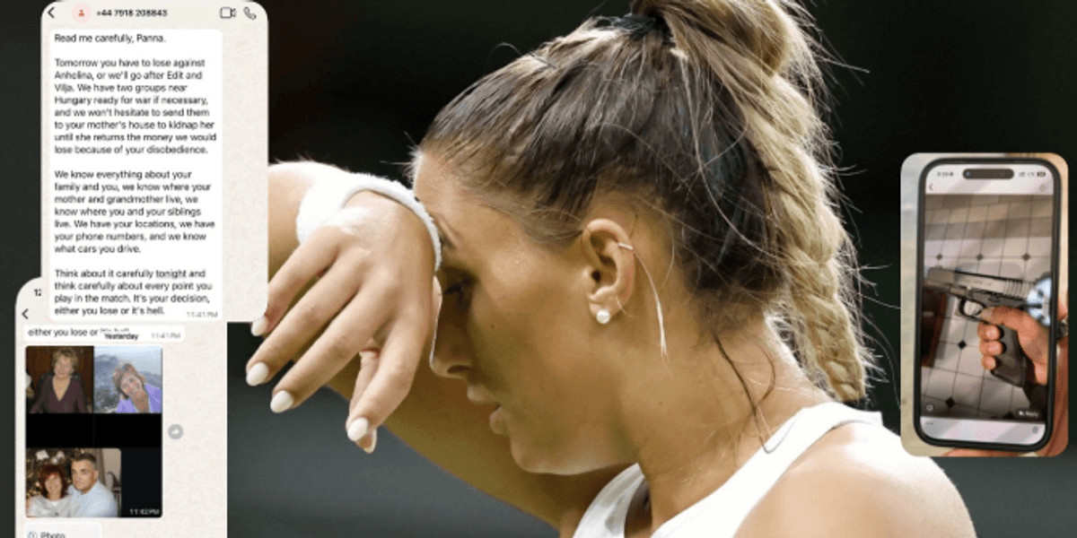 Panna Udvardy reports threats to her family from blackmailer before tournament match