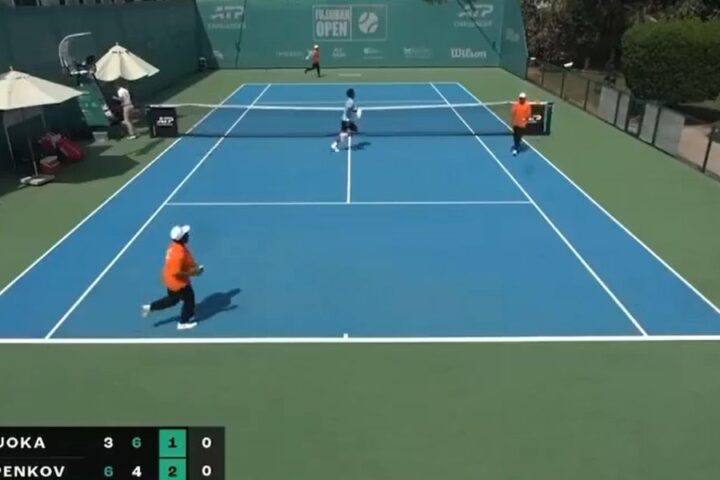 Players evacuate during UAE tennis tournament after nearby drone strike ignites fire at oil facility