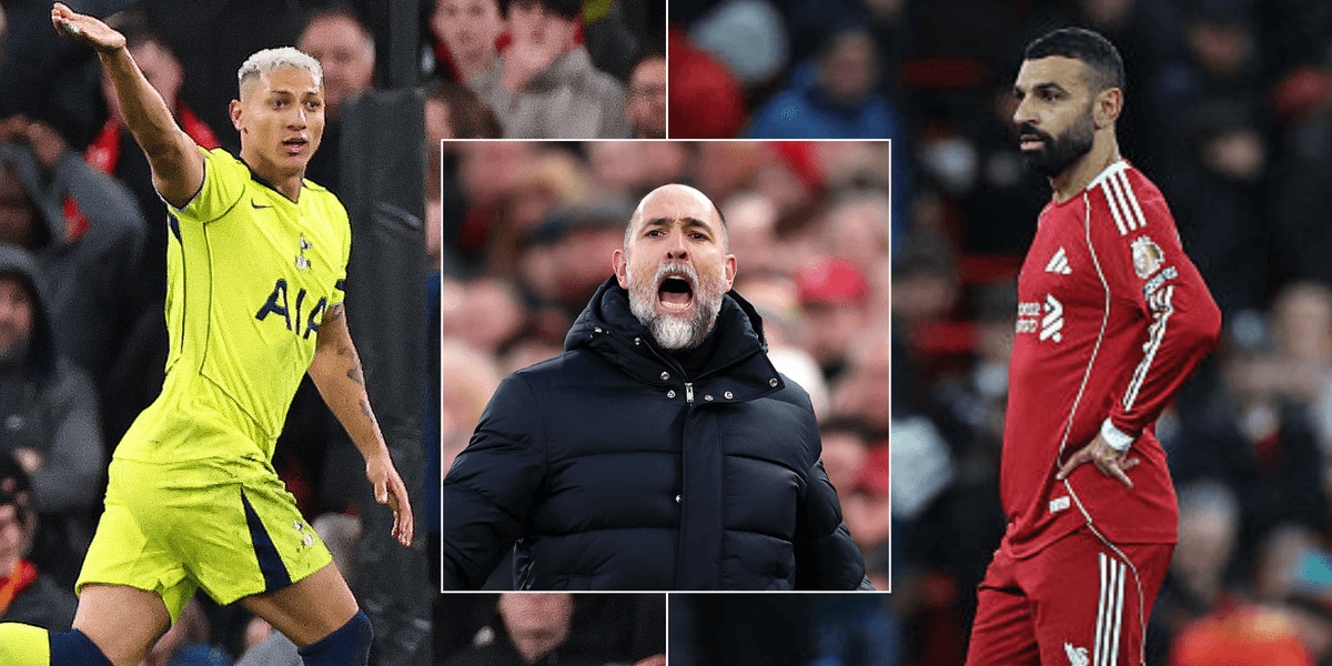 Richarlison’s late equaliser secures draw for Tottenham at Anfield amid Tudor’s uncertain future