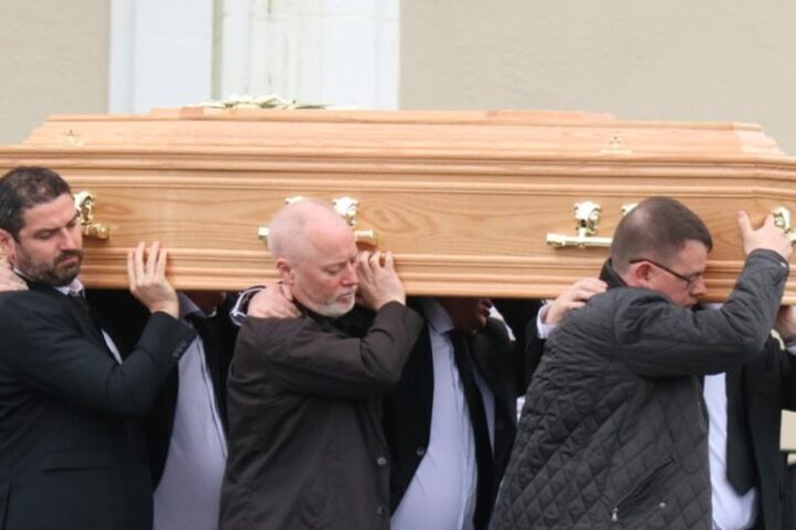 Roy Keane pays tribute to his mother at emotional funeral service in Cork