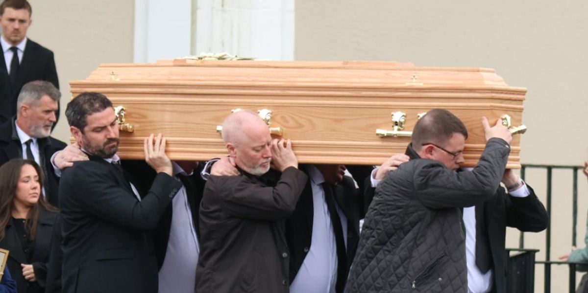 Roy Keane pays tribute to his mother at emotional funeral service in Cork