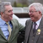 Sir Alex Ferguson and James Nesbitt attend Cheltenham Festival as horses compete
