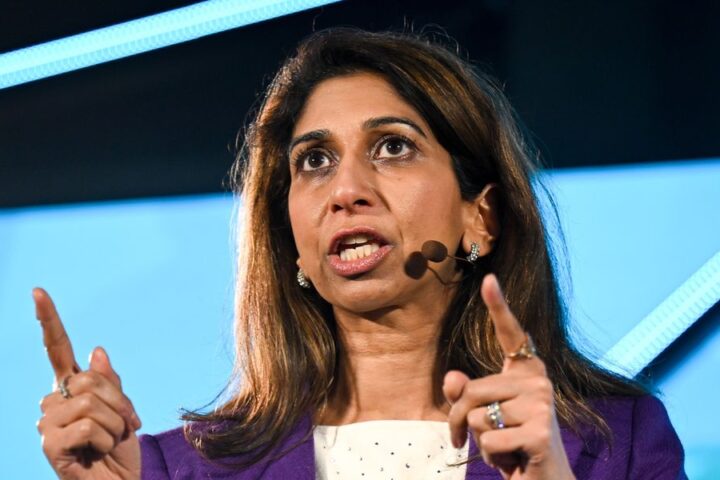 Suella Braverman calls for Football Association to abandon diversity target for coaching staff