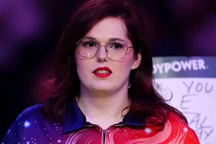Transgender darts player Noa-Lynn van Leuven reassesses career prospects after competition ban