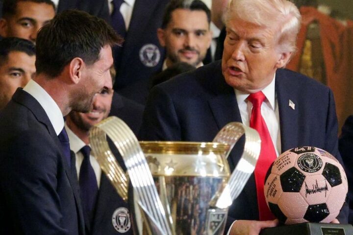 Trump applauds Messi's choice of Inter Miami during White House visit after MLS Cup victory