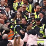 Violence erupts between Newcastle and Sunderland fans before Tyne-Wear derby, one injured