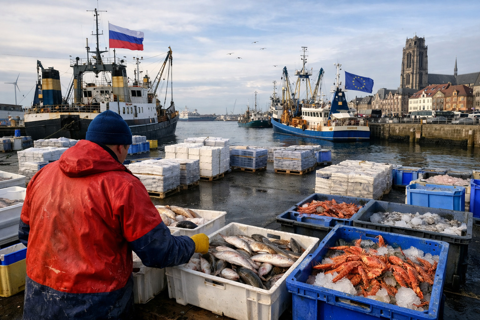 European Markets Sustain Russian Seafood Trade Despite Sanctions Over Ukraine War
