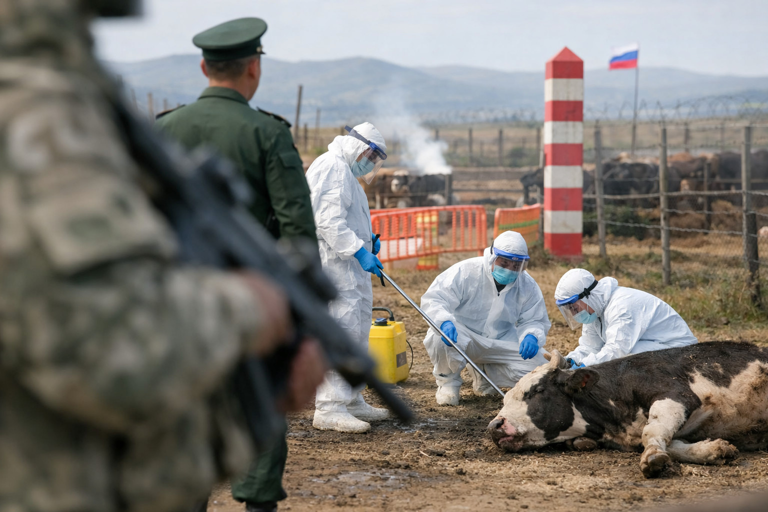 China confirms new foot-and-mouth strain at Russian border as cover-up allegations mount