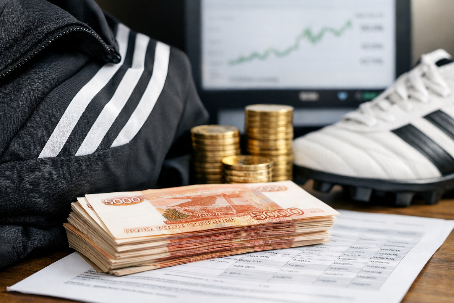 Bank deposits generate profits for Adidas' dormant Russian subsidiary