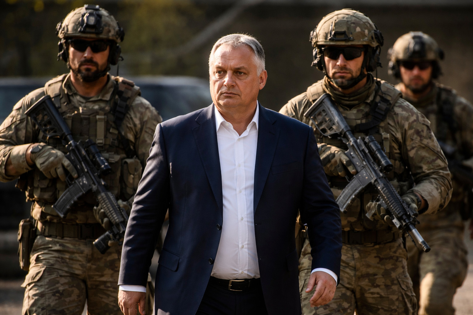 Hungarian Premier's Campaign Employs Private Fighters as Election Nears