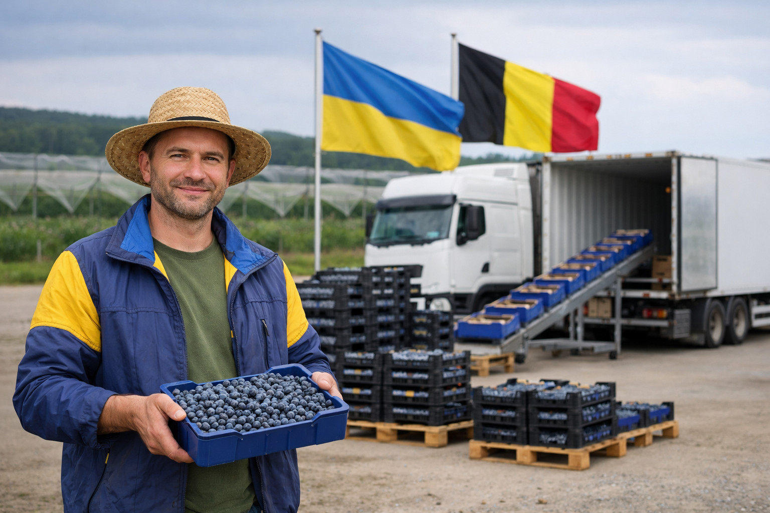 Ukrainian Growers Establish Integrated Export Platform for Belgian Blueberry Market