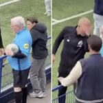 Arjen Robben involved in altercation with TV presenter and referee during youth match