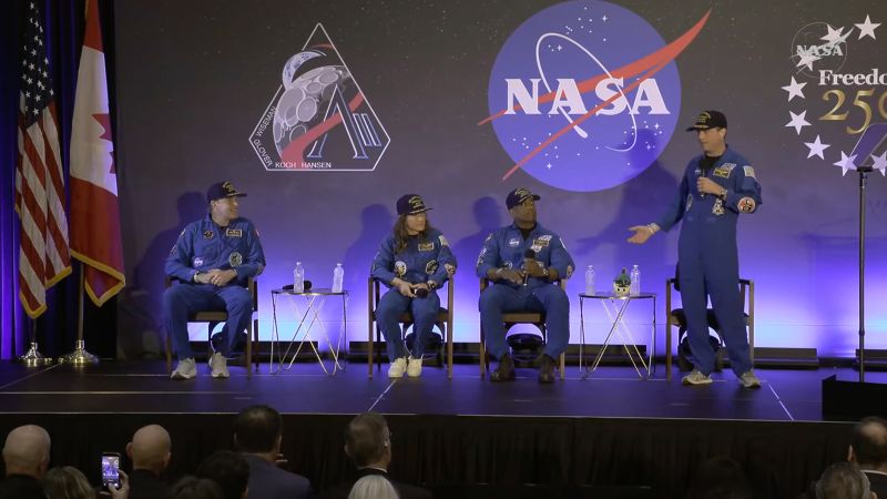 Astronauts share heartfelt reflections after historic return from Artemis II mission