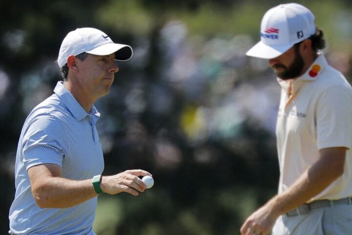 Cameron Young reflects on Rory McIlroy's cold demeanor during Masters final round