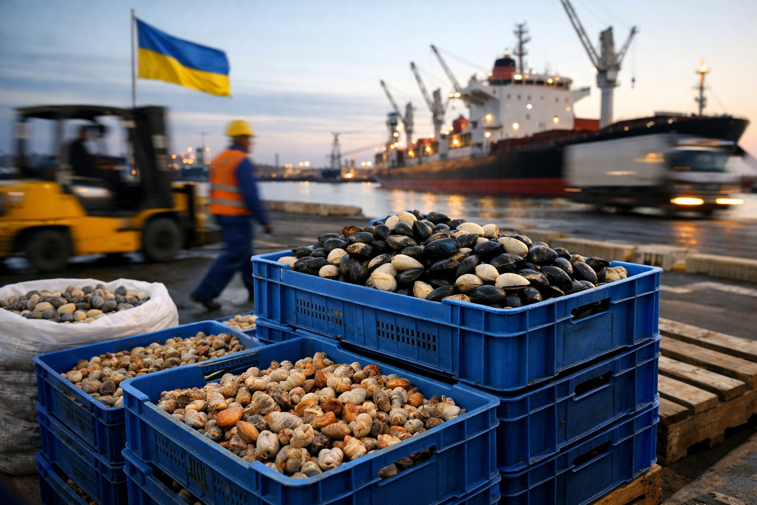 Ukrainian Mollusc Exports to EU Jump 27% as European Processors Gain Competitive Edge