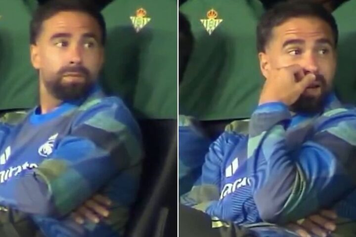 Dani Carvajal appears to criticise Trent Alexander-Arnold during Real Madrid match