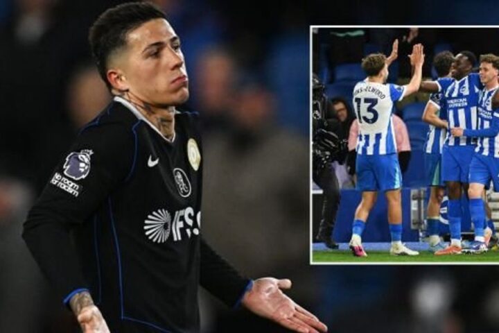 Enzo Fernandez confronts Chelsea fans after disappointing defeat to Brighton