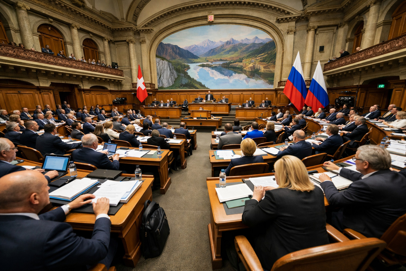 Swiss Parliament Debates Lifting Russian Sanctions Amid Energy Crisis