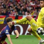 Fermín López injured after collision with Atletico Madrid goalkeeper in Champions League exit