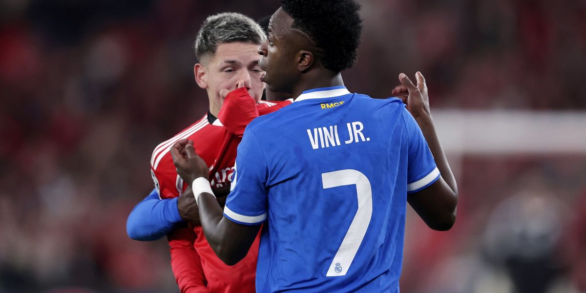 Gianluca Prestianni receives six-match ban for homophobic abuse towards Vinicius Junior during Champions League game