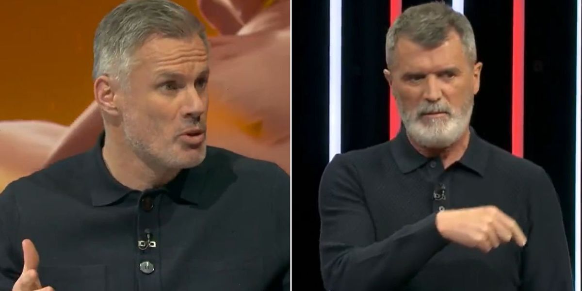 Keane and Carragher clash over Martinez's red card in United's defeat to Leeds