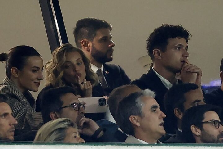 Lando Norris seen with ex-girlfriend Magui Corceiro after split during Arsenal match